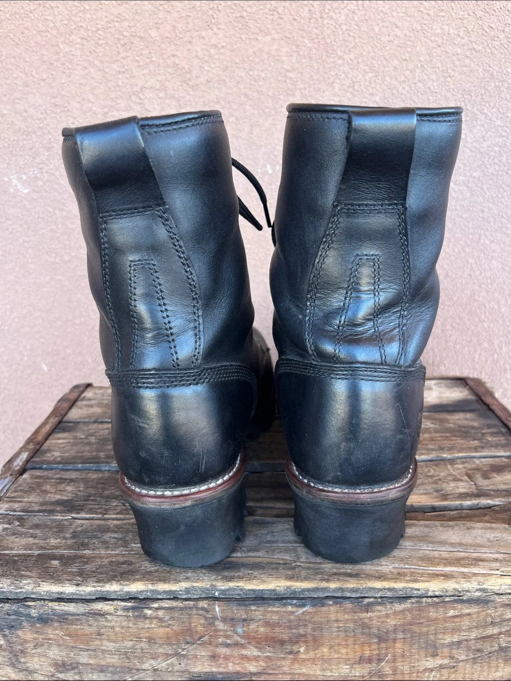 Chippewa 8- inch logger steel toe work boot
